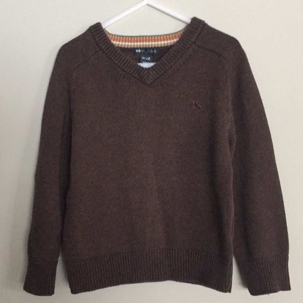 H&M Toddler Boy Dressy Brown sweatshirt Size 3T/4T